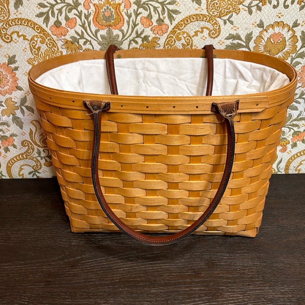 Longaberger Vintage Picnic Tote